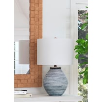 faro blue table lamp   