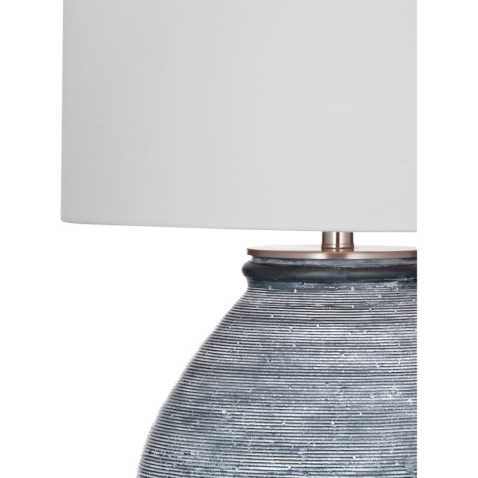 faro blue table lamp   