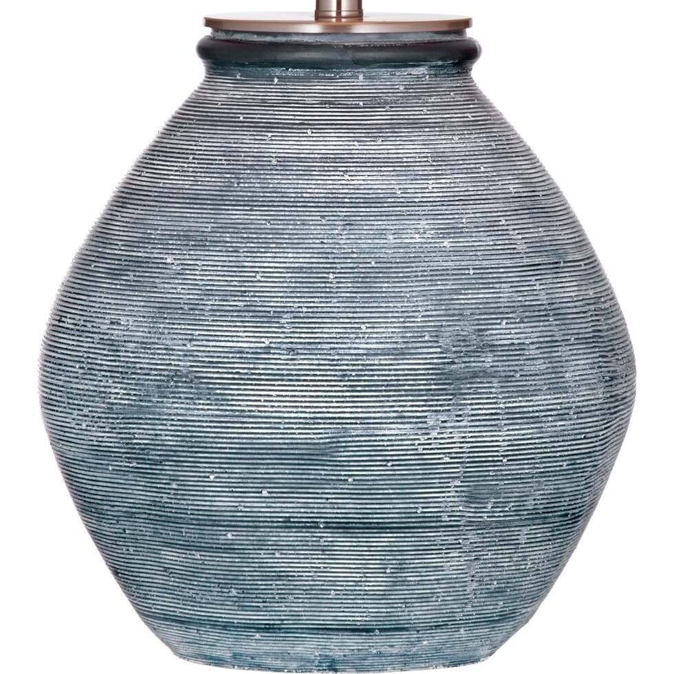faro blue table lamp   