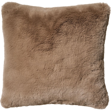Faux Fur Pillow - Big Bear Latte