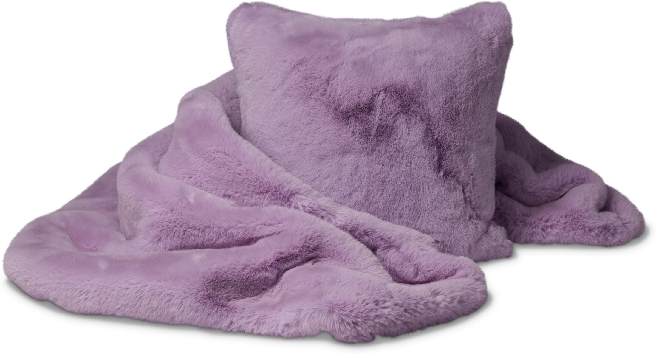 Lavender faux shops fur pillow