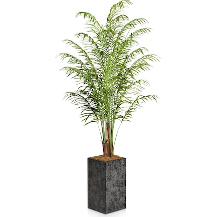 Faux 8' Areca Palm Plant with Sanibel Planter
