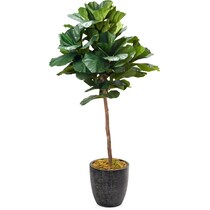 faux plant black faux plant with planter   