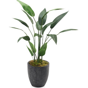 Faux 4.5' Travellers Palm Tree with Summit Planter - Small