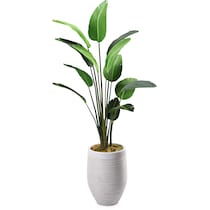 faux plant white faux plant with planter   