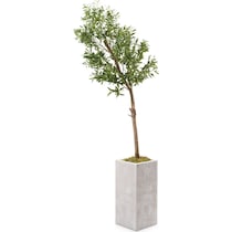 faux plant white faux plant   