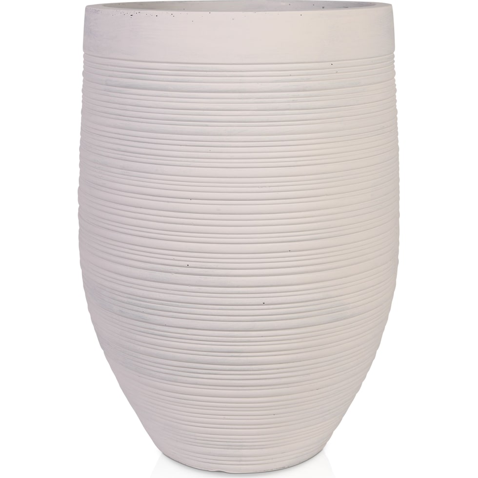 faux plant white planter   