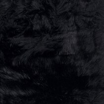 faux black area rug  x    