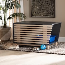 felix gray oak pet furniture   