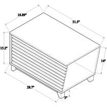 felix gray oak pet furniture   