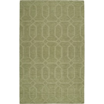 fender green area rug  x    