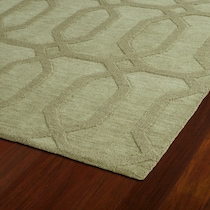 fender green area rug  x    