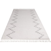 fern white gray area rug  x    