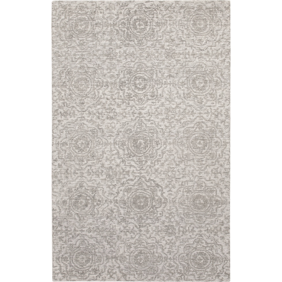 ferran silver area rug  x    