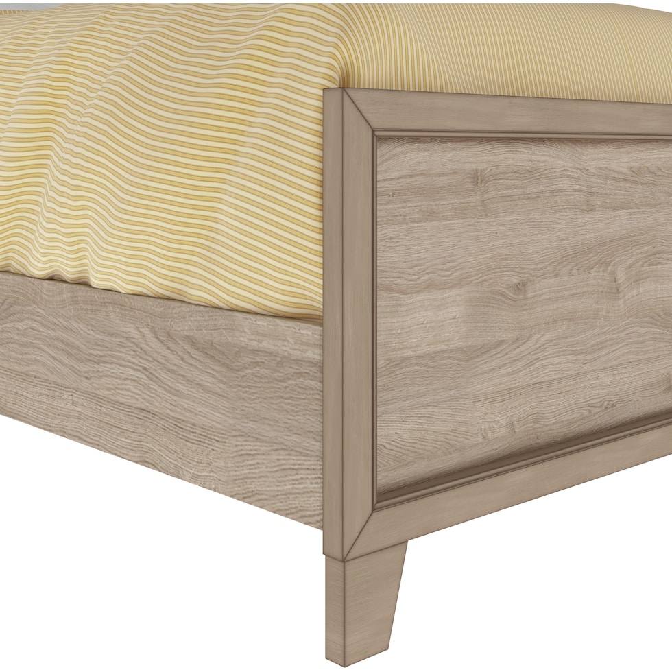 ferris light brown twin bed   