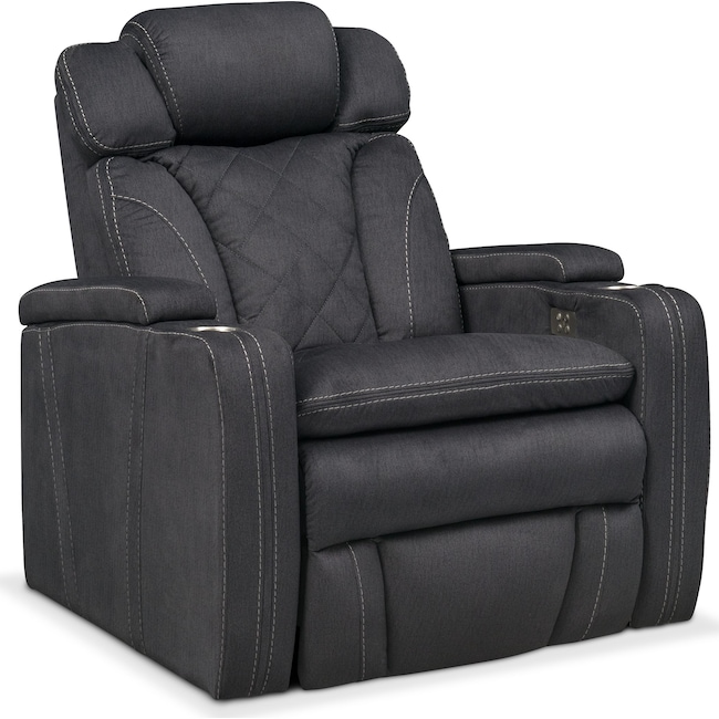 Living Room Furniture - Fiero Dual-Power Recliner