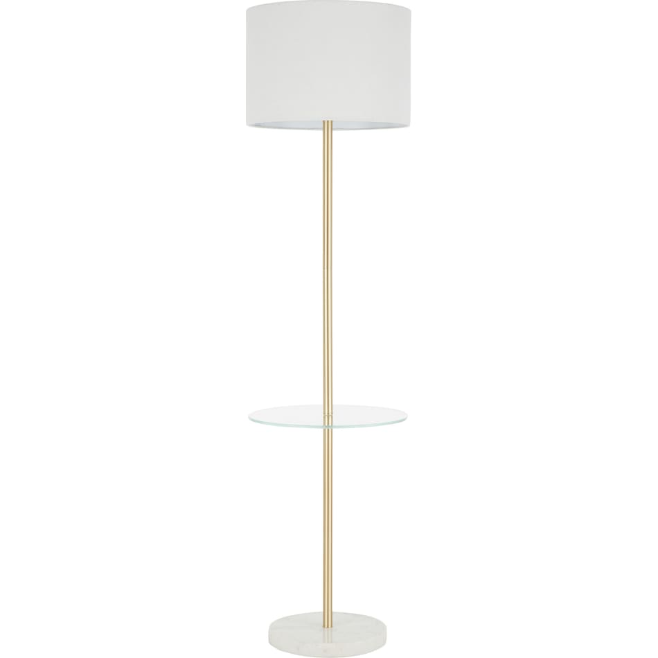 finch white floor lamp   