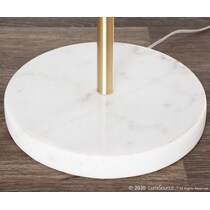 finch white floor lamp   