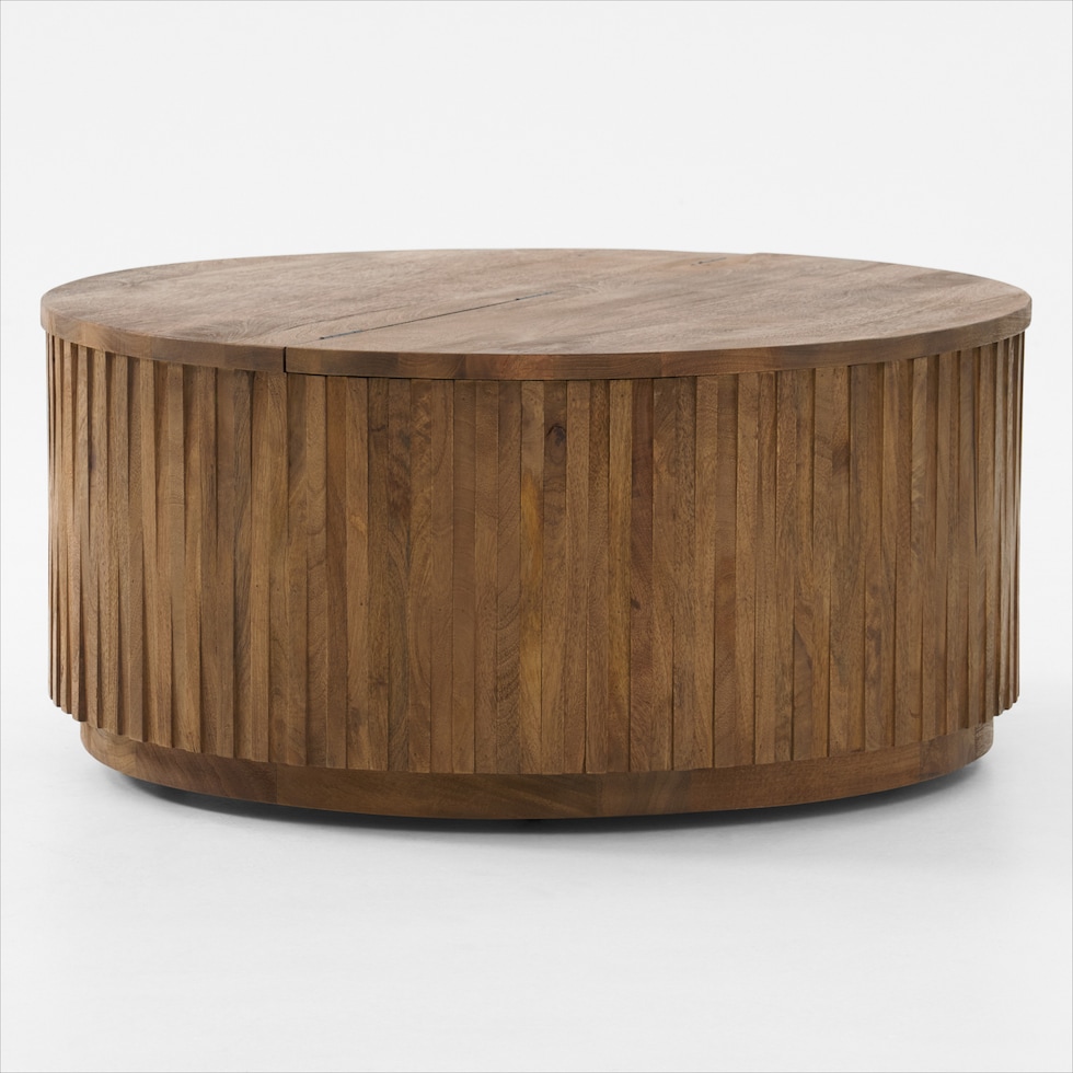 Finley Solid Wood Storage Table | Stylish & Functional