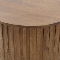 finley dark brown end table   