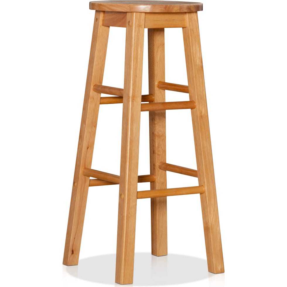 finnigan light brown bar stool   