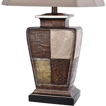 fioralba dark brown table lamp   