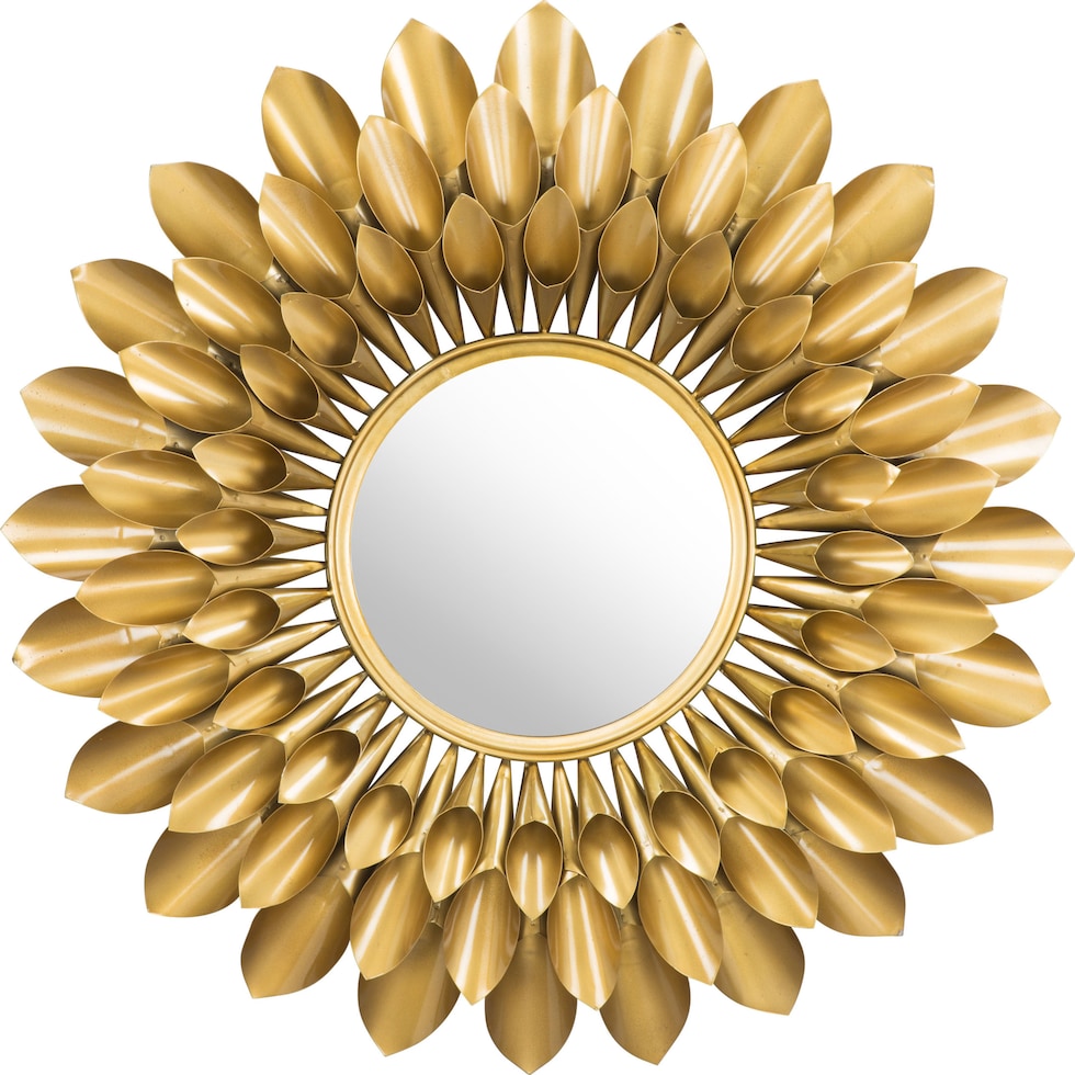 fiore gold mirror   