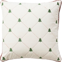 fir tree farm green accent pillow   