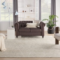 firenze white area rug  x    