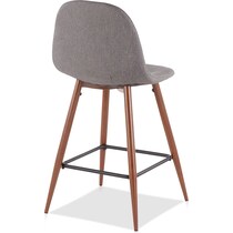fitz gray counter height stool   