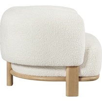 fitzroy white accent chair   