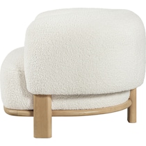 fitzroy white accent chair   