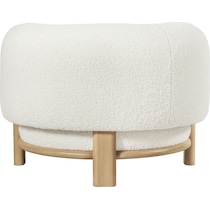 fitzroy white accent chair   