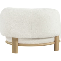 fitzroy white accent chair   