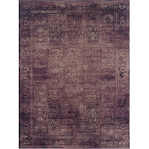 flat woven purple area rug ' x '   
