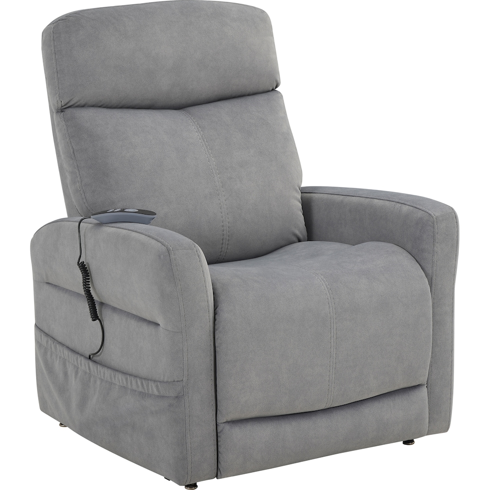 fletcher gray lift chair   