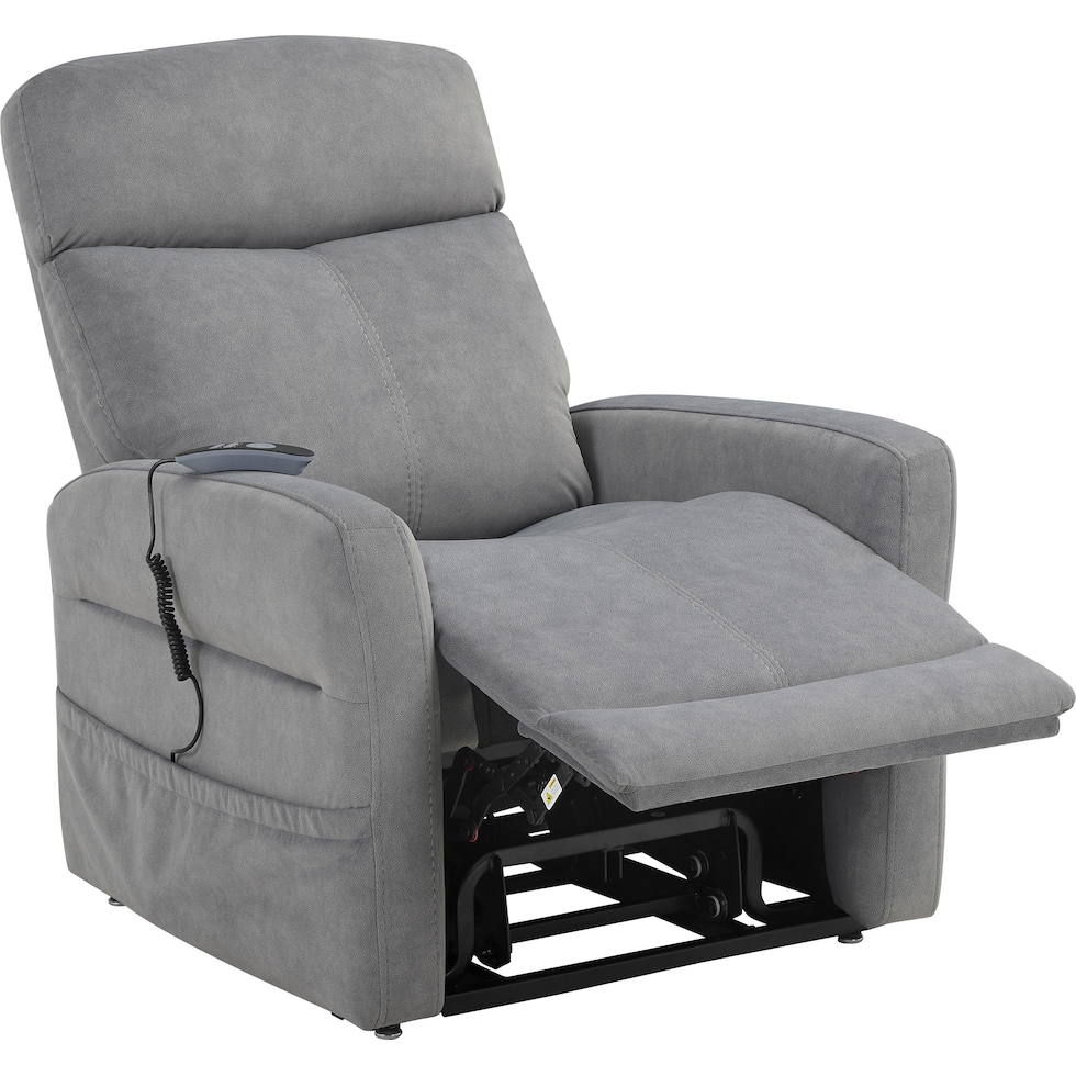 fletcher gray lift chair   