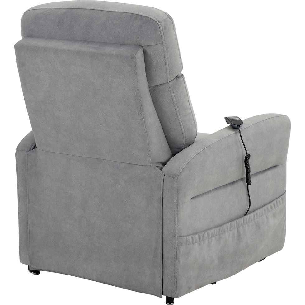 fletcher gray lift chair   