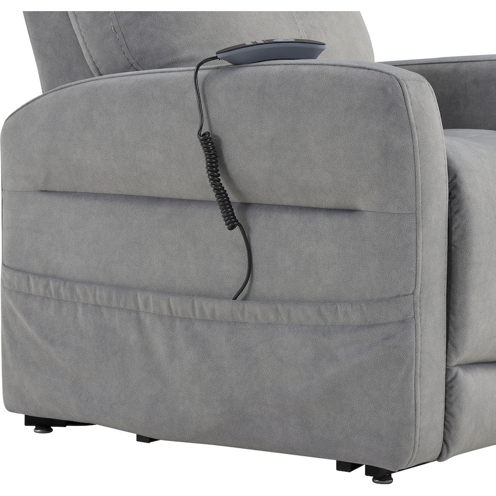 fletcher gray lift chair   
