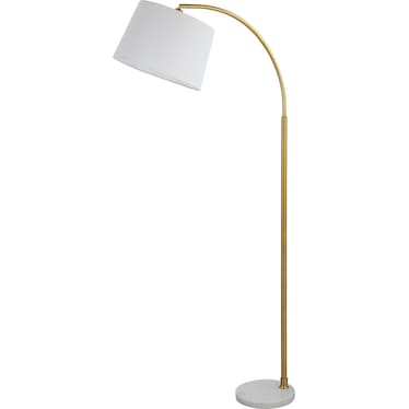Grove Floor Lamp - Gold/White
