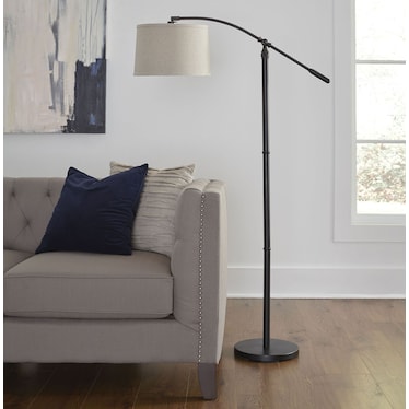 Rita Floor Arc Lamp - Dark Bronze