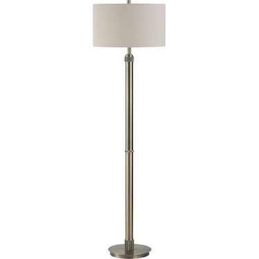 Waldron Floor Lamp - Antique Brass