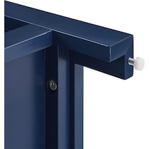 flora navy white kitchen island   