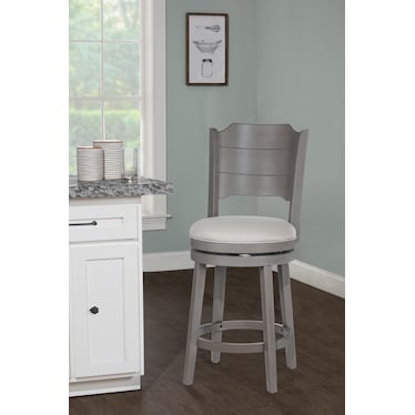 Florence Swivel Counter-Height Stool