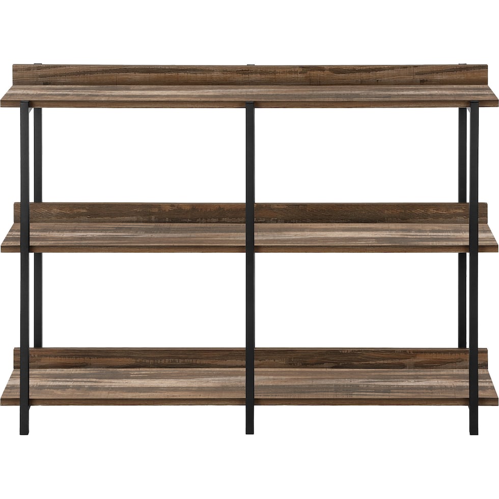 flores light brown console table   