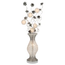 flowers silver silver sculpture   