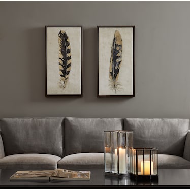 Flutter 2-Piece 32'' x 17'' Wall Art Set