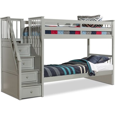 Flynn Bunk Bed with Storage Stairs