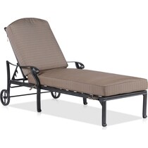 folly light brown outdoor chaise   