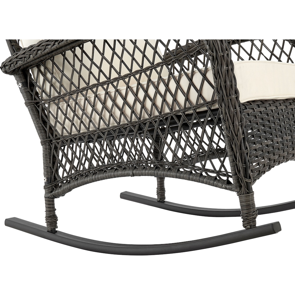 fontana gray cream outdoor chair   